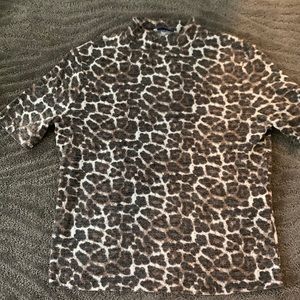 Zara Leopard Shirt